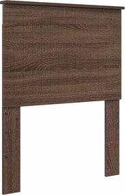 vidaXL Κεφαλάρι με κεφαλάρι Καφέ δρυς 75 cm Επεξεργασμένο ξύλο
