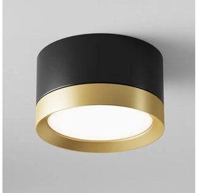 Σποτ Φωτιστικό Οροφής 1xGX53 Μαύρο-Χρυσό Downlight Φ8,5cm Hoop C086CL-GX53-SRD-BG Maytoni C086CL-GX53-SRD-BG