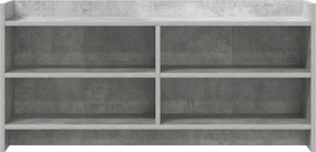 vidaXL Ντουλάπι TV 100 x 33 x 47 εκ Γκρι Σκυροδέματος
