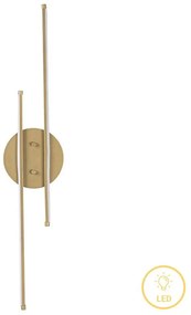 Wall light Expedition LED 16W golden 17x5x86cm 17x5x86 εκ.