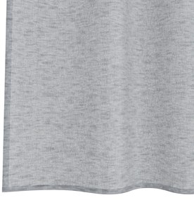 vidaXL Κουρτίνες 2 pcs Σκούρο γκρι 140 x 225 cm Πολυεστέρας