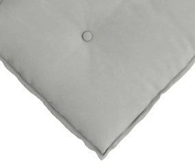 vidaXL Μαξιλάρι Πλάτης Ανοιχτό γκρι 100 x 50 cm Ύφασμα Μικροΐνας