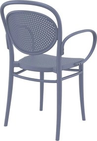 ΠΟΛΥΘΡΟΝΑ ΠΟΛ/ΝΙΟΥ ΜΑΡΣΕΛ XL DARK GREY 57Χ52Χ85εκ.