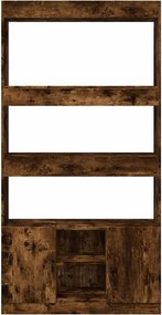 vidaXL Ντουλάπι Καπνιστή Δρυς 92x33x180εκ. από Επεξεργασμένο Ξύλο