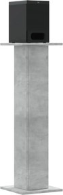 vidaXL Βάσεις Ηχείων 2 Τεμ. Γκρι Σκυρ. 30x30x95 εκ. Επεξ. Ξύλο