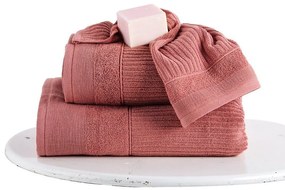 Πετσέτα Thomas Dusty Pink Sb Home Προσώπου 50x90cm 100% Cotton
