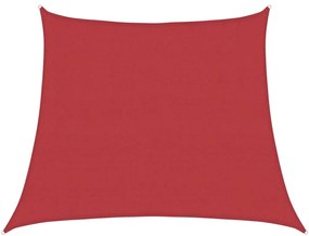 vidaXL Πανί Σκίασης Κόκκινο 3/4 x 3 μ. από HDPE 160 γρ./μ²