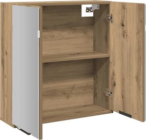 vidaXL Ντουλάπι Μπάνιου Τεχνίτης Δρυς 64x20x66,5 εκ Επεξεργασμένο Ξύλο