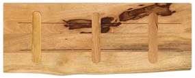 vidaXL Επιφάνεια Τραπεζιού 90x30x2,5 εκ. Live Edge Μασίφ Ξύλο Μάνγκο