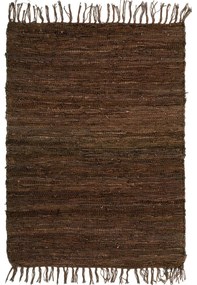 Δερμάτινο Πατάκι (60x90) Silk Fashion Καφέ