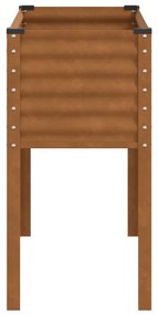 vidaXL Ζαρντινιέρα 100x45x90 εκ. Ατσάλι Σκληρυθέν στον Αέρα