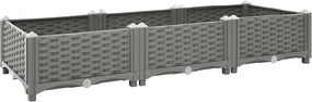 vidaXL Ζαρντινιέρα 120 x 40 x 23 εκ. από Πολυπροπυλένιο