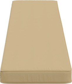 vidaXL Μαξιλάρια Πάγκου 2 Τεμαχίων VUGHT 2 pcs 100% Πολυεστέρας Μπεζ