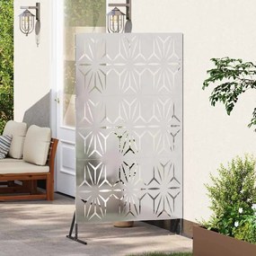 vidaXL Οθόνη Ιδιωτικότητας Γκρι 100 x 50 x 180 εκ. Ατσάλι