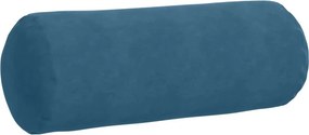 vidaXL Μαξιλάρια Στήριγμα 2 pcs Μπλε Ø 25 x 70 cm Υφασμάτινο Κορντουρά