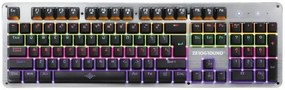 Zeroground KB-2950G Simeto V2.0 Gaming Μηχανικό Πληκτρολόγιο με Custom Blue διακόπτες και RGB φωτισμό (Αγγλικό US) Ασημί