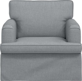 vidaXL Καναπές Ανοιχτό γκρι