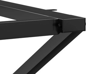 vidaXL Πόδια Τραπεζαρίας σε Σχήμα «Χ» 60x40x73 εκ. Ατσάλι