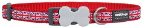 Κολλάρο Σκύλου Red Dingo Union Jack 20-32 cm Κόκκινο