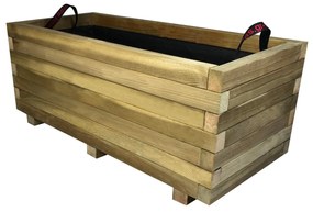 Tesias Ζαρντινιέρα Ξύλινη Παραλ/μη 90x40x36cm-Tesias  TES-105