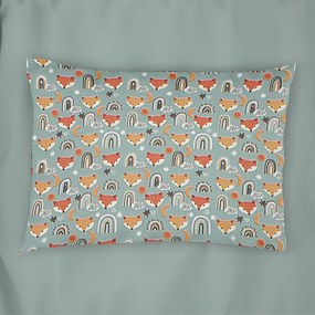 Παιδική Μαξιλαροθήκη (50x70) Dimcol Fox 528 Pale Cyan
