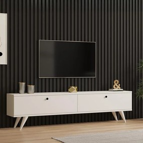 Έπιπλο τηλεόρασης Jate λευκό 160x25x40 εκ. 160x25x40 εκ.