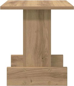 vidaXL End Table Artisan Oak 35,5 x 35 x 40 εκ Επεξεργασμένο ξύλο