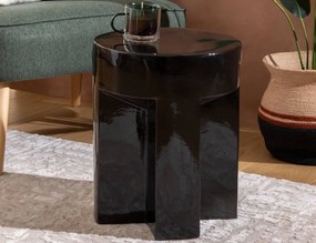 Τραπεζάκι Βοηθητικό Kriz Atmosphera με διαστάσεις 34x41cm - Black