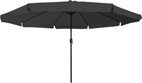 vidaXL Ομπρέλα Κήπου Ανθρακί 395 x 395 x 245 εκ.