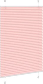 vidaXL Πλισέ περσίδα ροζ 95x150 cm Πλάτος υφάσματος 94,4 cm