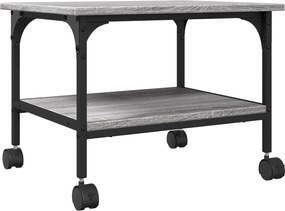 vidaXL Βάση Εκτυπωτή 2 Επιπέδων Γκρι Sonoma 50x40x38 εκ Επεξ. Ξύλο