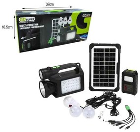 GDSuper Ηλιακό σύστημα φωτισμού 30W 28LED GD-C10 - Multi-Function Emergency Portable Light