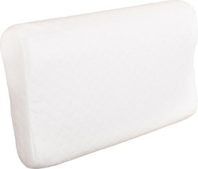 ΜΑΞΙΛΑΡΙ ΥΠΝΟΥ BEZEL HM673 MEMORY FOAM-ΛΕΥΚΟ ΥΦΑΣΜΑ 55x32Υεκ