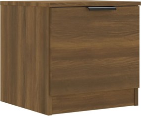 vidaXL Κομοδίνα 2 τεμ. Καφέ Δρυς 40 x 39 x 40 εκ.