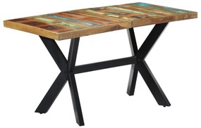 vidaXL Τραπεζαρία 140 x 70 x 75 εκ. από Μασίφ Ανακυκλωμένο Ξύλο