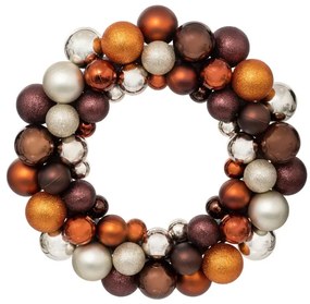 Χριστουγεννιάτικο Στεφάνι (Φ35) A-S Ball Brown 195575