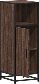 vidaXL Ντουλάπι μπάνιου καφέ δρυς 35x37,5x100 cm