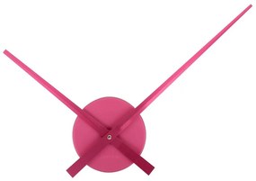 Ρολόι Τοίχου KA4348PI Little Big Time Mini Dark Pink Present Time Αλουμίνιο