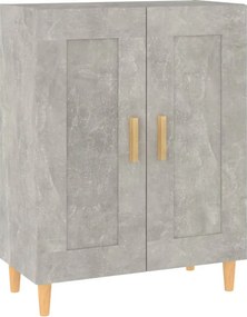 vidaXL Ντουλάπι Γκρι Σκυροδέματος 69,5x34x90 εκ. Επεξεργασμένο Ξύλο