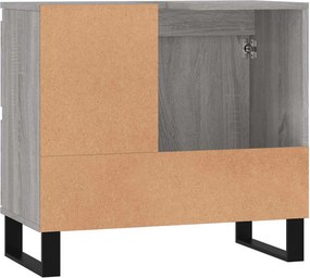 vidaXL Ντουλάπι Μπάνιου Γκρι Sonoma 65x33x60 εκ. Επεξεργασμένο Ξύλο