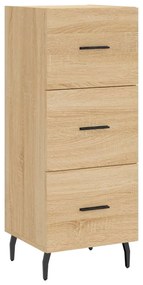 vidaXL Μπουφές Sonoma δρυς 34,5 x 34 x 180 εκ. από Επεξεργασμένο Ξύλο