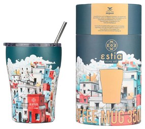 Θερμός Coffee Mug 350ml Estia Home Art Save the Aegean Urban Mythos 01-23096