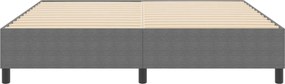 vidaXL Κρεβάτι πλατφόρμα Ανοιχτό γκρι 180 x 200 cm