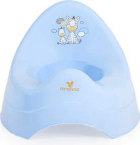 Baby potty Zebra pastel blue