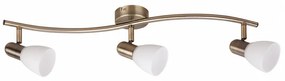 Rabalux Soma Σποτ Τριπλό Μήκους 60cm Μπρονζέ 6308