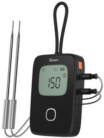 SONOFF smart θερμόμετρο barbeque BMT01 με 2x αισθητήρες, έως 300 °C, μαύρο