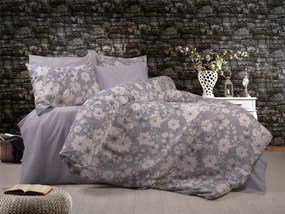 Σετ Σεντόνια 3τμχ Polycotton Μονά 160x240εκ. Ήρα 426 Grey DimCol