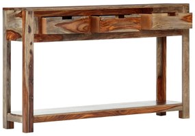 vidaXL Κονσόλα Τραπέζι με 3 Συρτάρια 120x30x75 εκ. Μασίφ Ξύλο Ακακίας