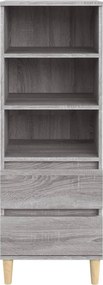 vidaXL Ντουλάπι Γκρι Sonoma 40x36x110 εκ. από Επεξεργασμένο Ξύλο
