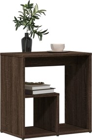 vidaXL Τραπεζάκια Σαλονιού 2 τεμ Καφέ Δρυς 50x30x50 εκ. Επεξ. Ξύλο